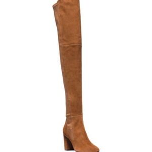 Stuart Weitzman Tan Over-the-Knee Boots